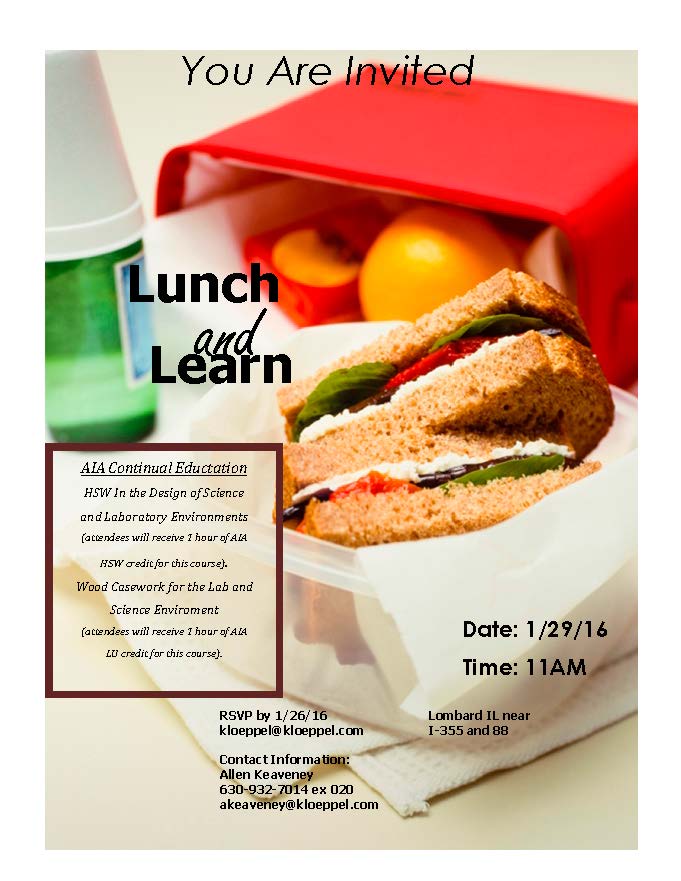 Lunch and Learn